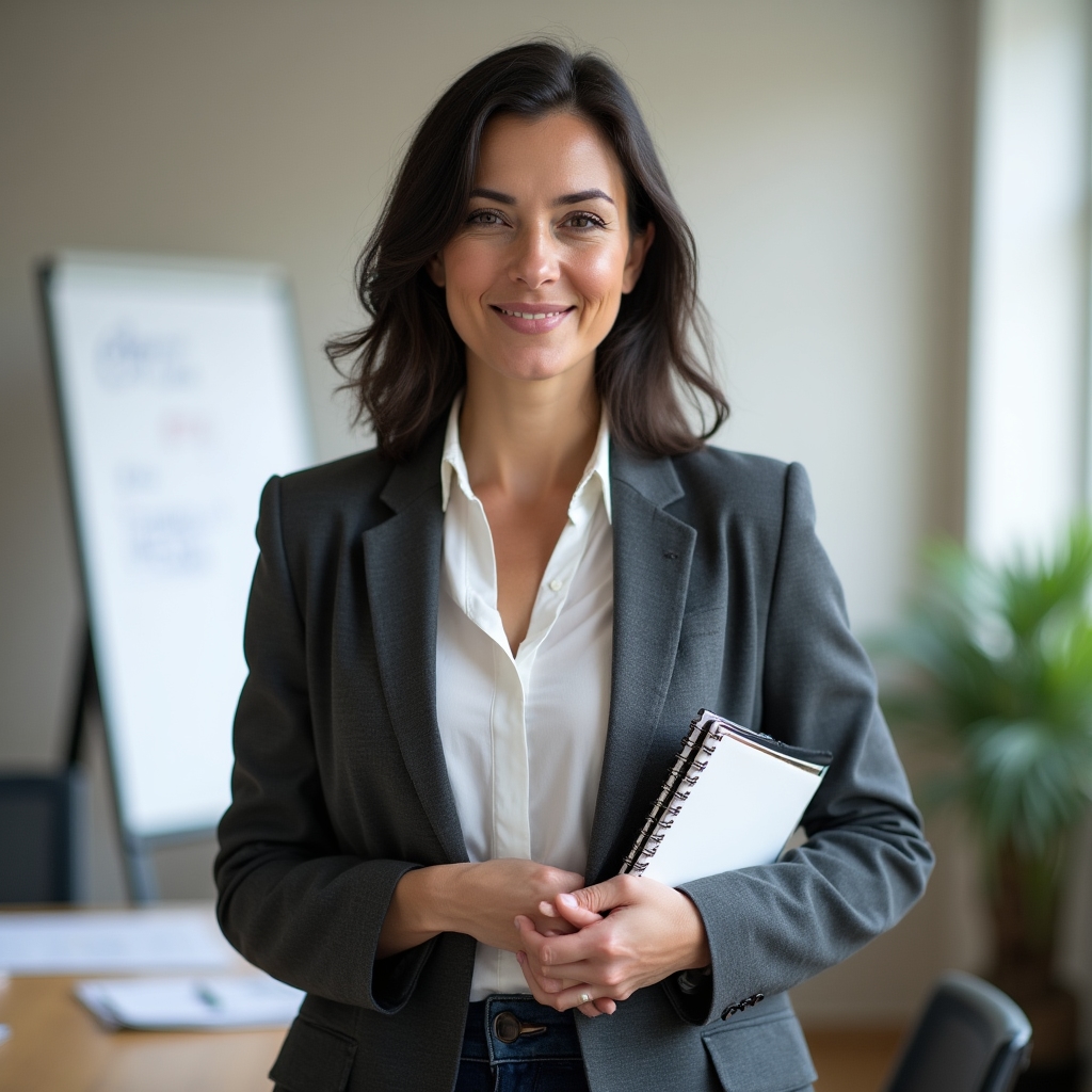 Workshop facilitator engaging with participants in a professional training setting